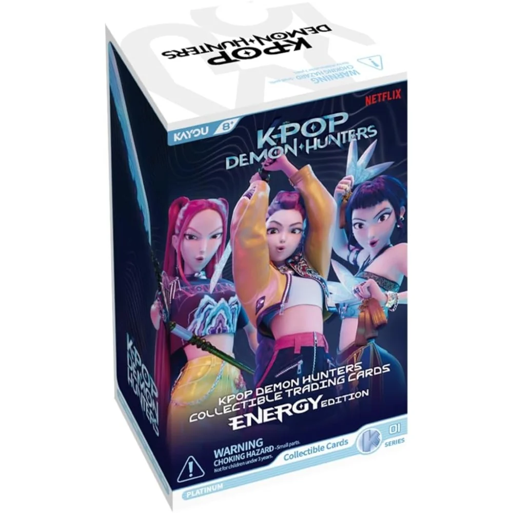 K-Pop Demon Hunters Collectible Trading Cards Energy Edition Foil Box (12 Packs) Image 1