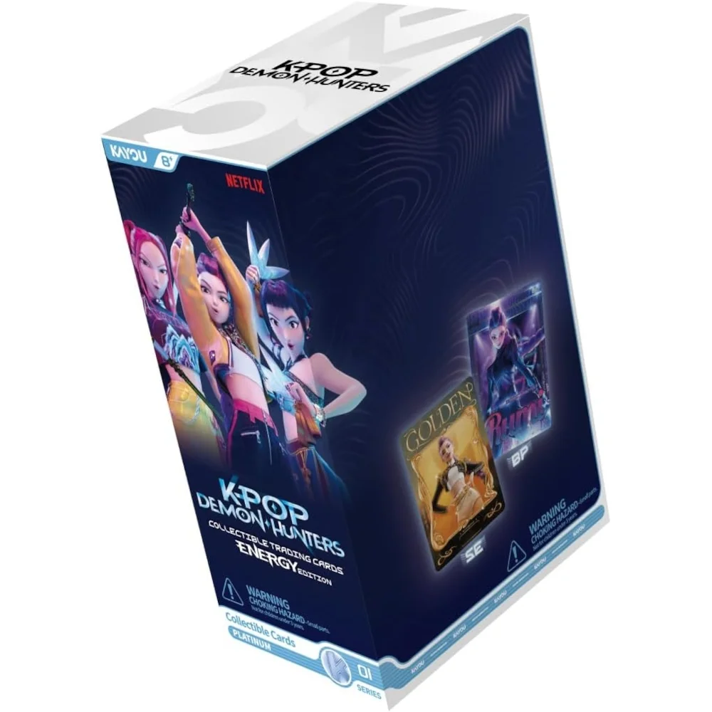 K-Pop Demon Hunters Collectible Trading Cards Energy Edition Foil Box (12 Packs) Image 1