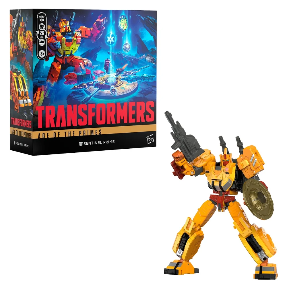 Transformers Age of the Primes Sentinel Prime with The Conduit Accessory, Voyager Class 18 cm Converting Action Figure Image 1