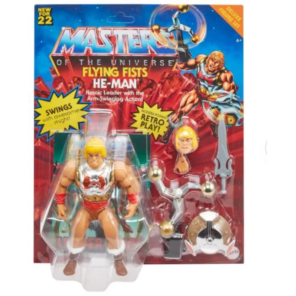 Masters of the Universe Origins Flying Fists He-Man Action Figure Image 1
