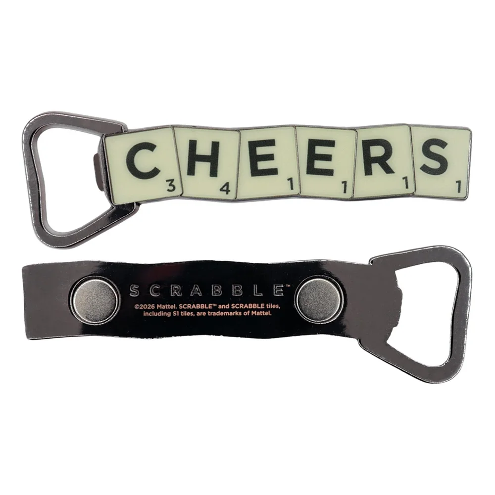 Scrabble™ - Magnetic CHEERS Bottle Opener Image 1