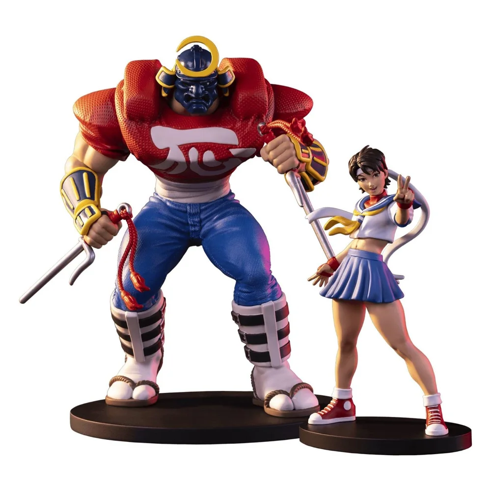 Street Fighter Street Jam Statues 1/10 Sakura & Sodom 22 cm Image 1