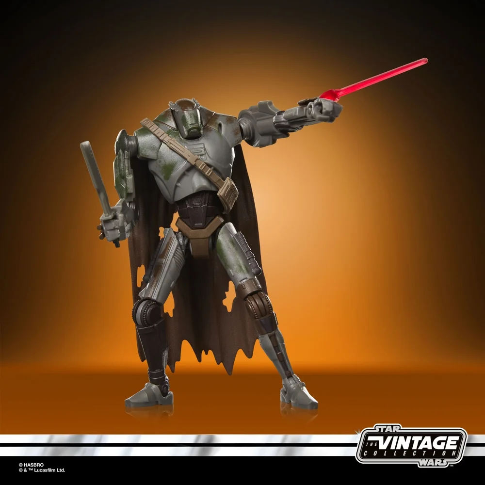 Star Wars The Vintage Collection Mercenary Droid, Star Wars: The Mandalorian and Grogu Premium 9.5 cm Collectible Action Figure Image 1
