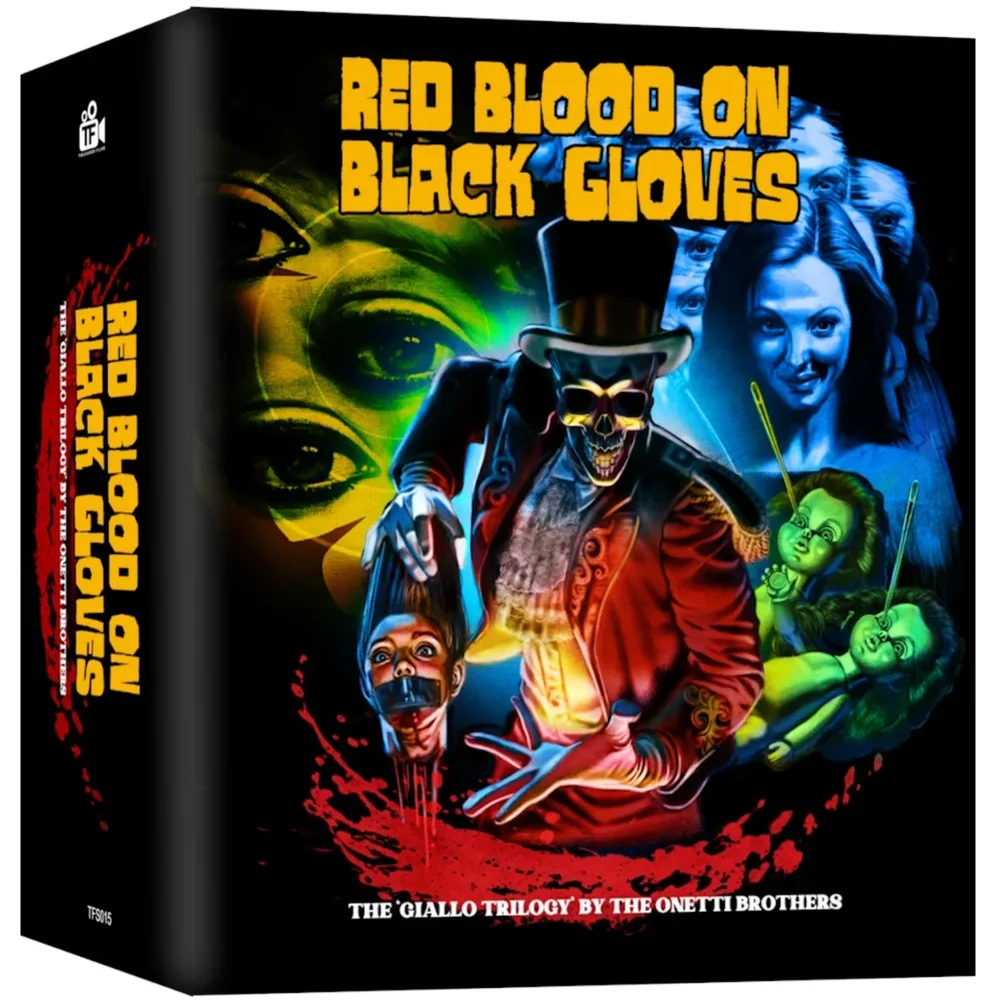 RED BLOOD ON BLACK GLOVES: THE GIALLO TRILOGY BY THE ONETTI BROTHERS BLU-RAY Image 1