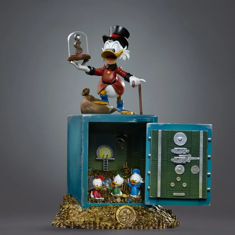 Iron Studios Uncle Scrooge Mcduck and Nephews - Duck Tales - Art Scale 1/10 Image 1