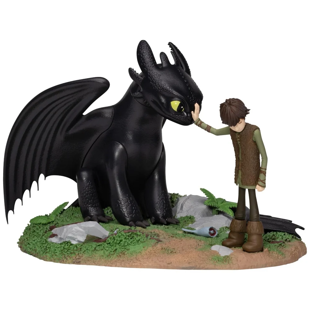Beast Kingdom Dragons D-Stage PVC Diorama Toothless & Hiccup 15 cm Image 1