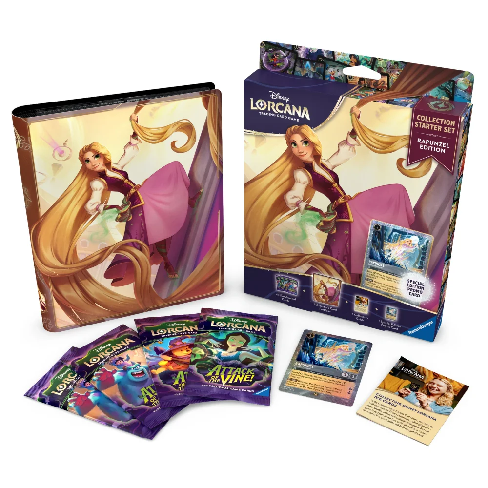 Disney Lorcana Trading Card Game Rapunzel Collection Starter Set Image 1