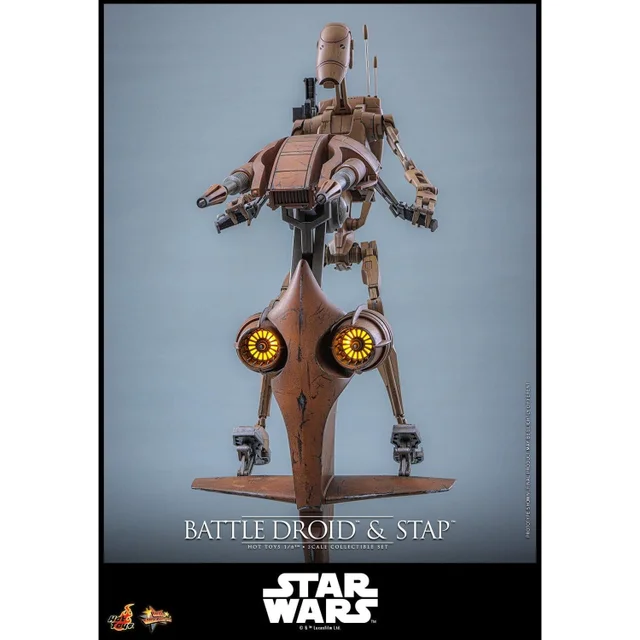 Hot Toys 1/6 Battle Droid & STAP - Star Wars - The Phantom Menace