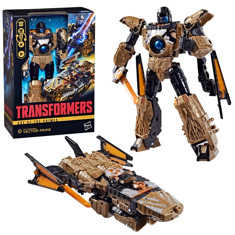 Transformers Age of the Primes The Thirteen Vector Prime, Voyager Class 17.5 cm Converting Action Figure, Robot Toys for Ages 8+ Image 1