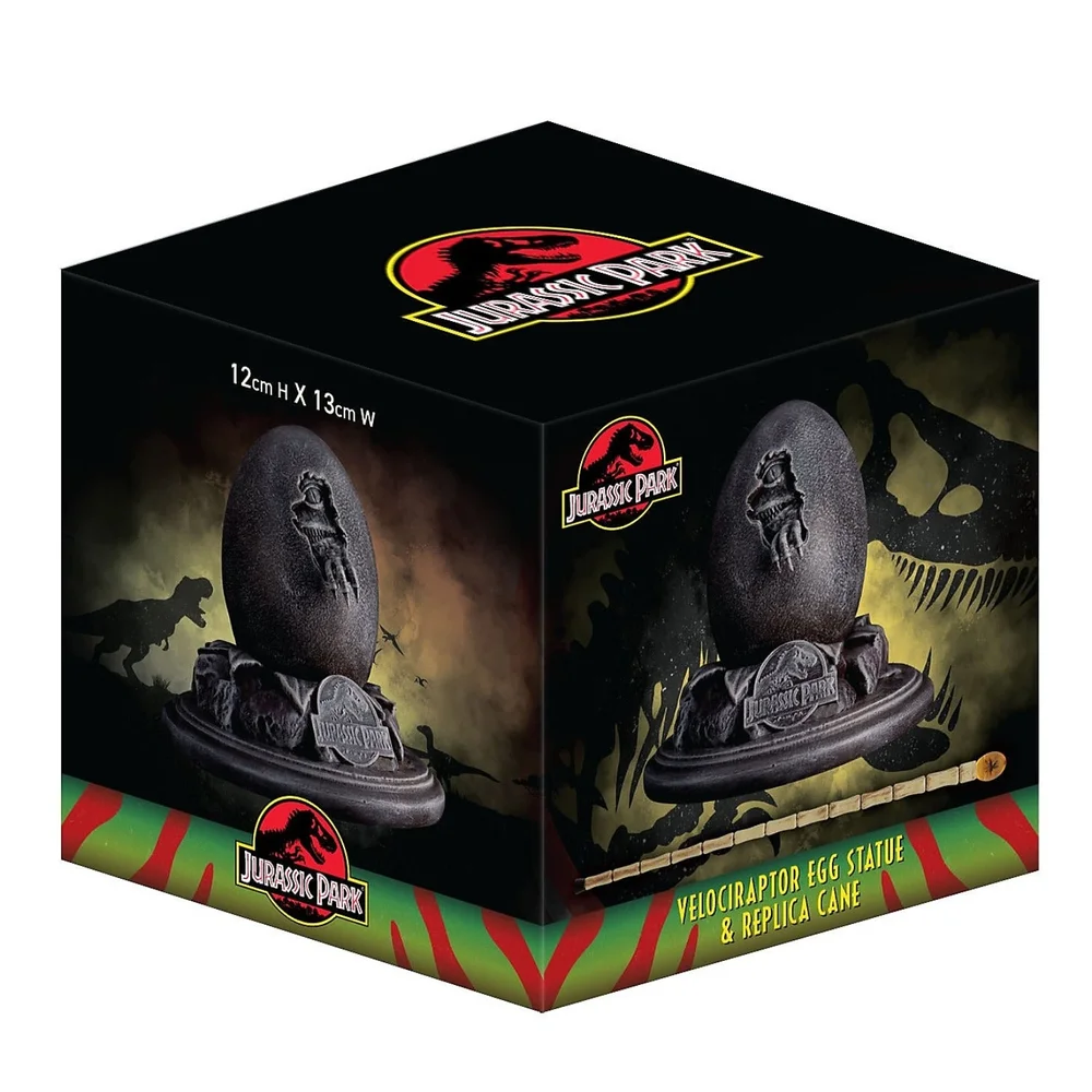 Jurassic Park 30th Anniversary Replica Egg & John Hammond Cane Set Image 1