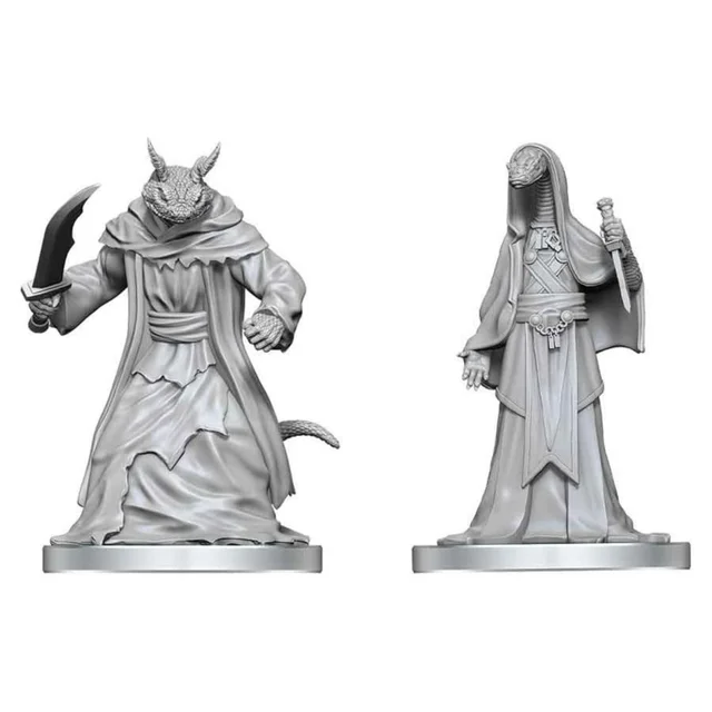 Pathfinder Battles Deep Cuts Unpainted Miniature Zyss & Aapoph Serpentfolk 13 cm