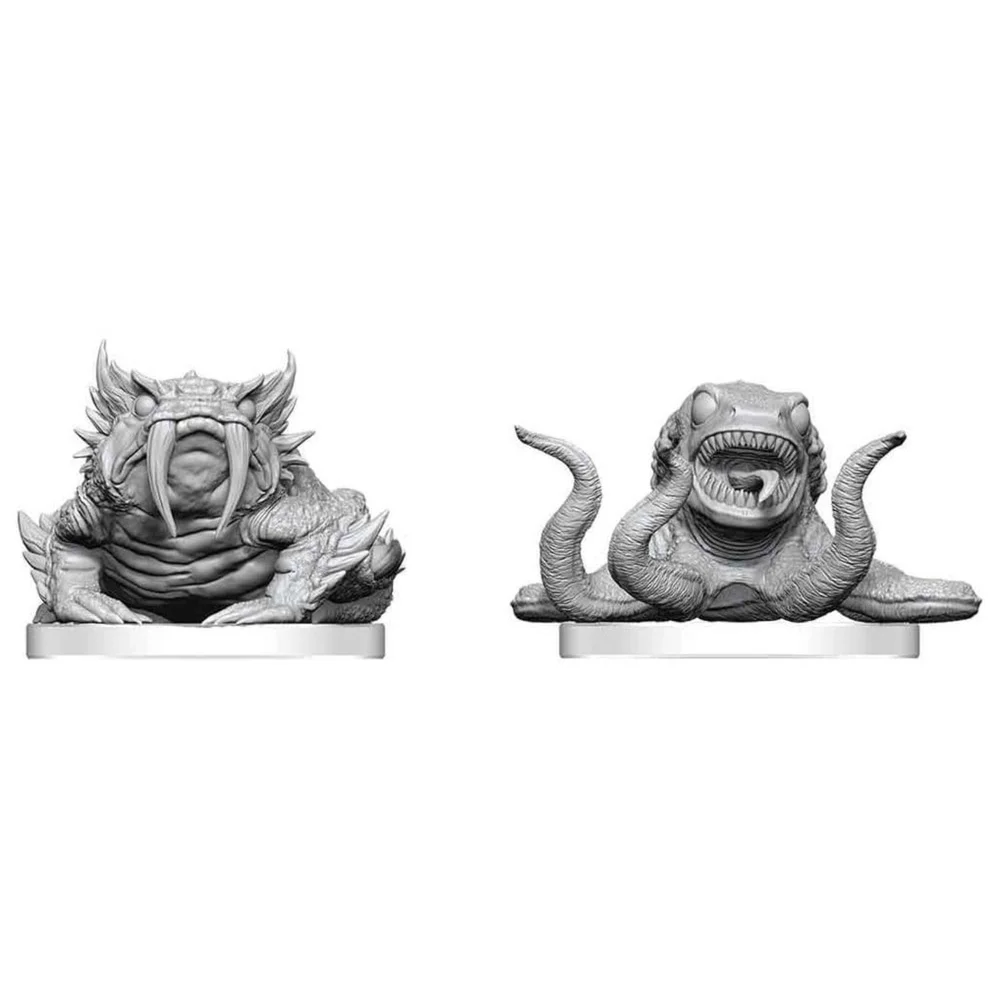 Pathfinder Battles Deep Cuts Unpainted Miniature Bogwid & Slurk 13 cm Image 1