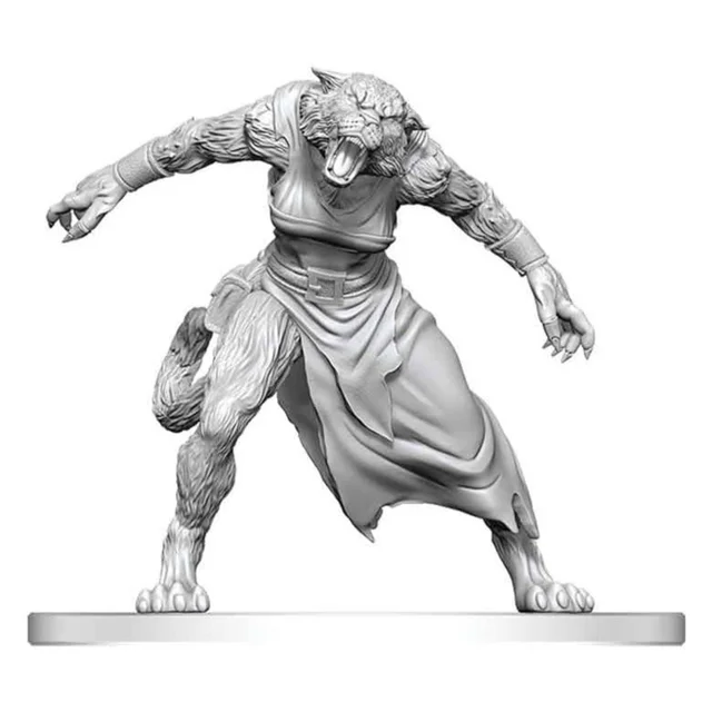 Pathfinder Battles Deep Cuts Unpainted Miniature Weretiger 13 cm