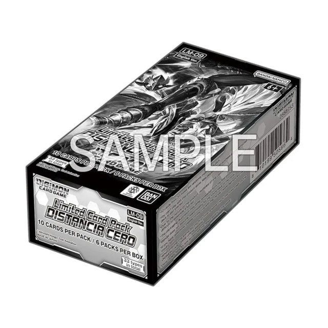 Digimon Card Game: Limited Card Pack Distancia Cero (LM-09) (6 Packs)