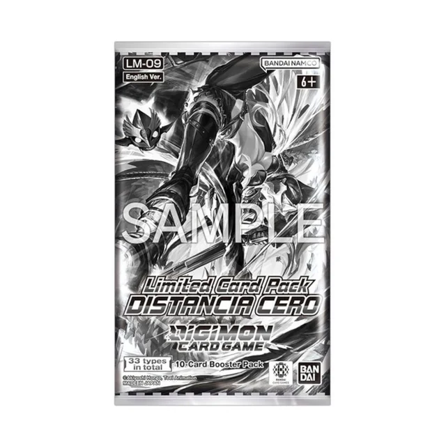 Digimon Card Game: Limited Card Pack Distancia Cero (LM-09) (6 Packs)