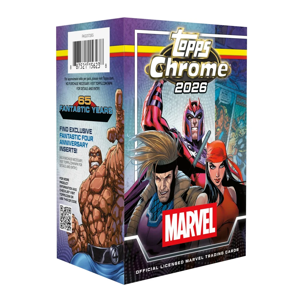 Topps 2026 Marvel Comics Chrome Value Box Image 1