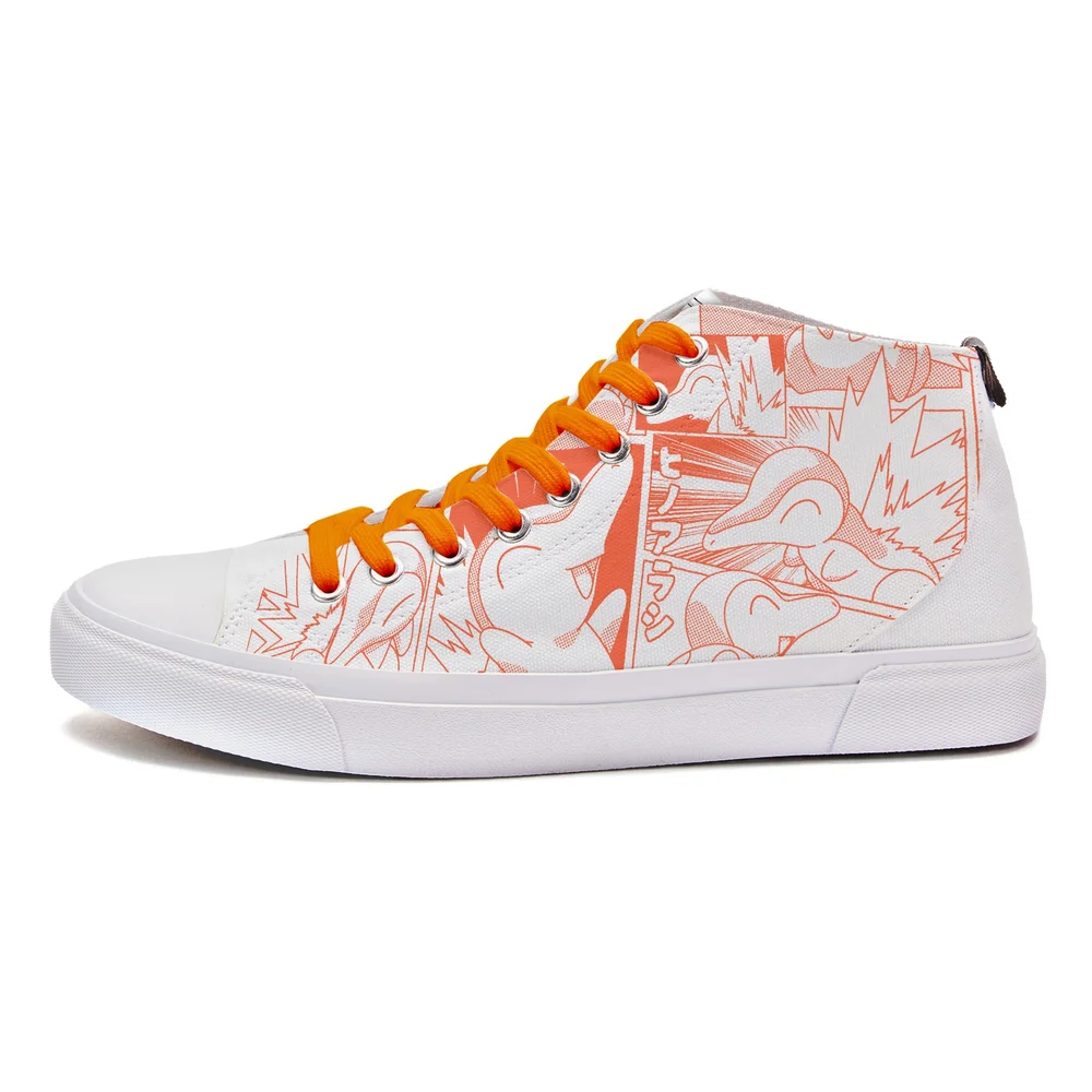 Pokemon Cyndaquil Orange Manga Panel High Top - UK 8 / EU 42 / US Men's 8.5 / US Women's 10 Image 1
