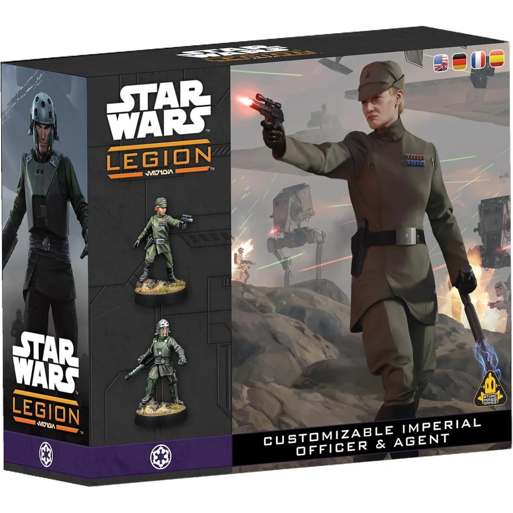 Star Wars: Legion Customisable Imperial Officer & Agent Miniatures Expansion Image 1