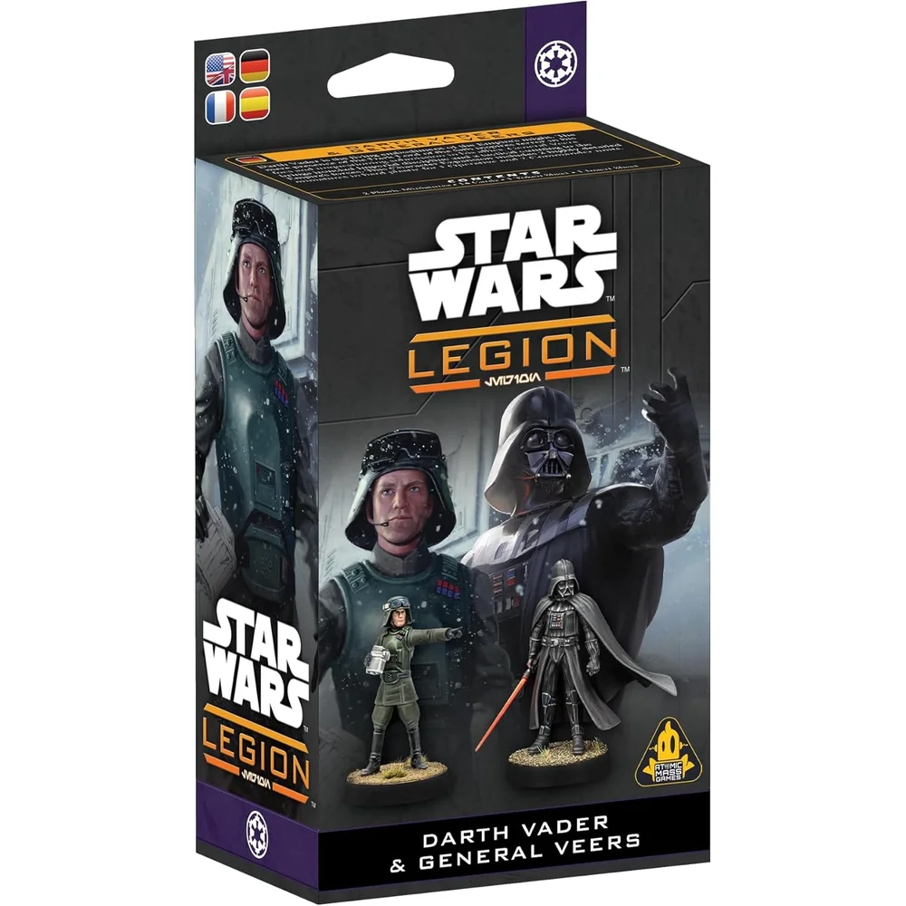 Star Wars: Legion Darth Vader & General Veers Character Miniatures Expansion Image 1