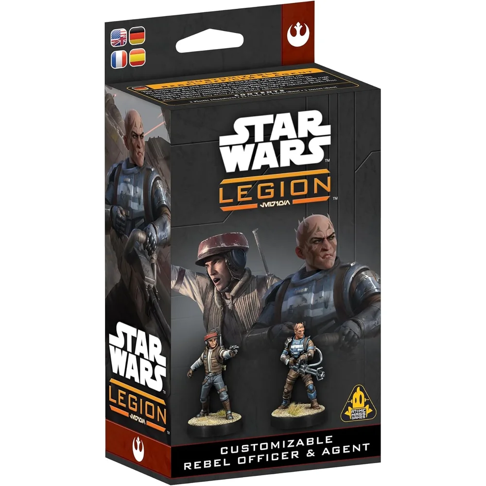 Star Wars: Legion Customisable Rebel Officer & Agent Miniatures Expansion Image 1