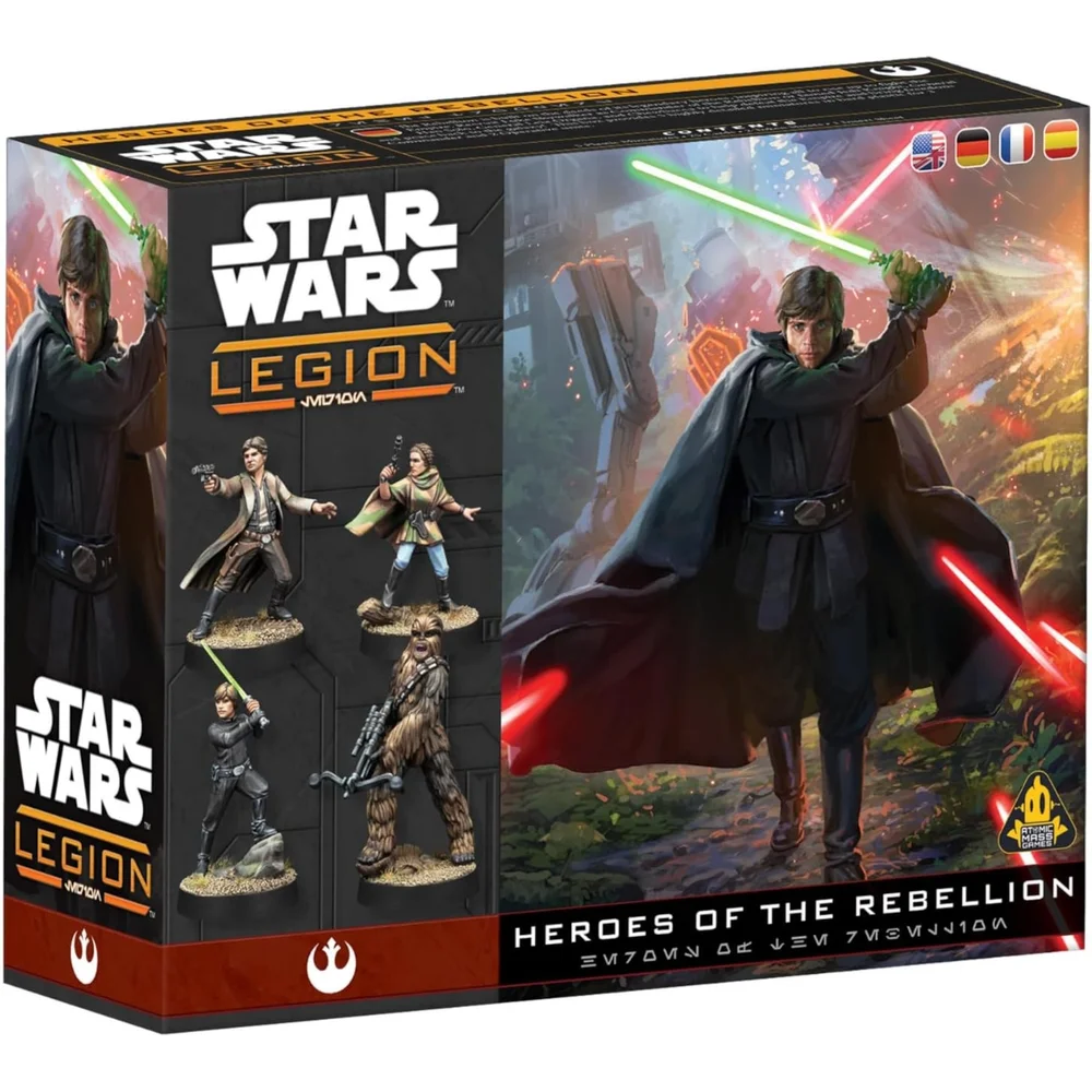Star Wars: Legion Heroes of the Rebellion Character Pack Miniatures Expansion Image 1