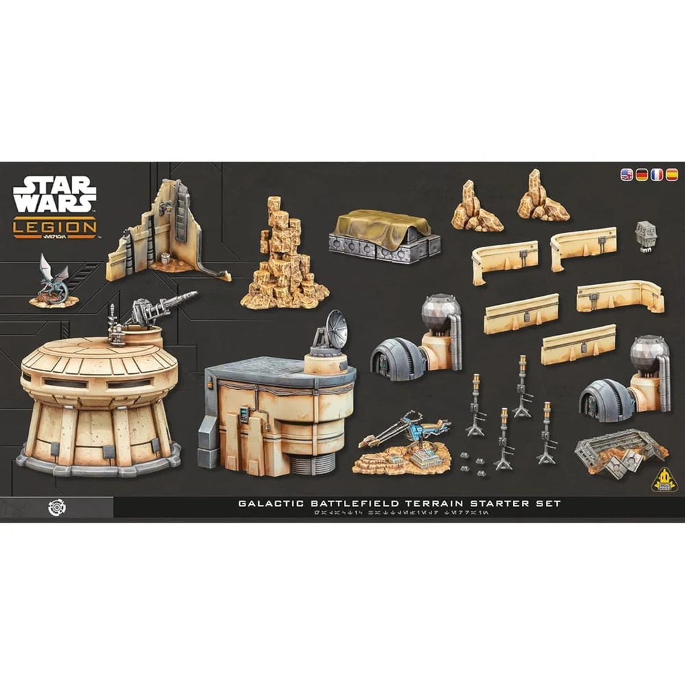 Star Wars: Legion Galactic Battlefield Terrain Starter Set Miniatures Expansion Image 1