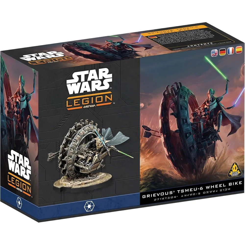 Star Wars: Legion General Grievous' TSMEU 6 Wheel Bike Miniatures Expansion Image 1