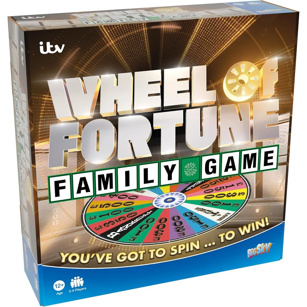 Wheel of Fortune Family Board Game Image 1
