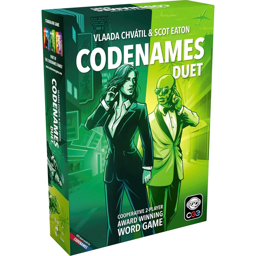 Codenames: Duet Party Card Game Image 1