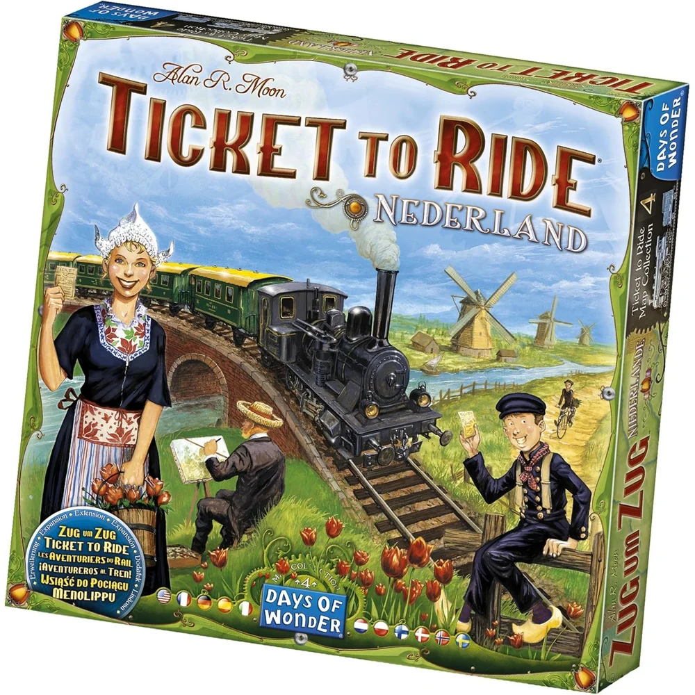 Ticket To Ride Family Board Game Nederlands Map Collection Expansion Image 1