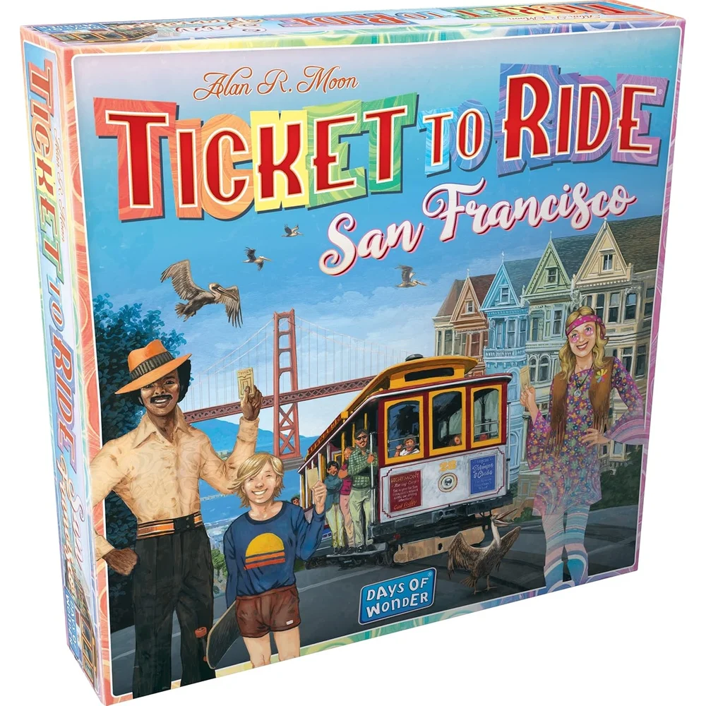 Ticket To Ride: San Francisco Family Board Game Image 1