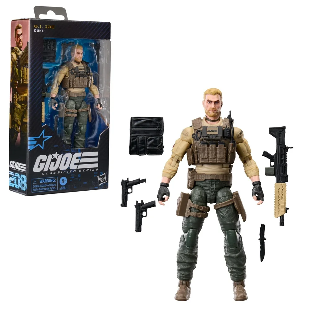 G.I. Joe Classified Series #208, Duke, Collectible 15 cm Action Figure Set with 6 Accessories Image 1