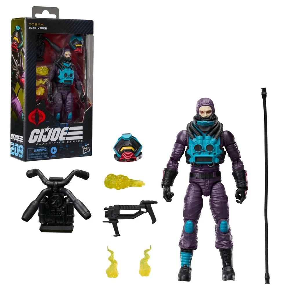 G.I. Joe Classified Series #209, Toxo-Viper, Collectible 15 cm Action Figure Set with 7 Accessories Image 1