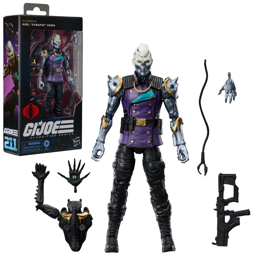 G.I. Joe Classified Series #211, Axel "Synapse" Soma, Collectible 15 cm Action Figure Set with 6 Accessories Image 1
