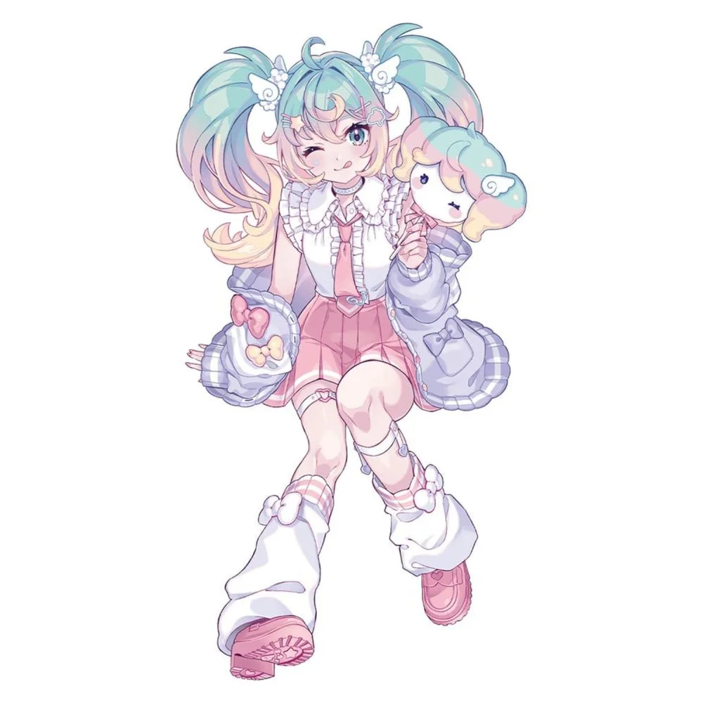 Hatsune Miku Sweet School Life PVC Figure Pastel Version 13 cm Image 1