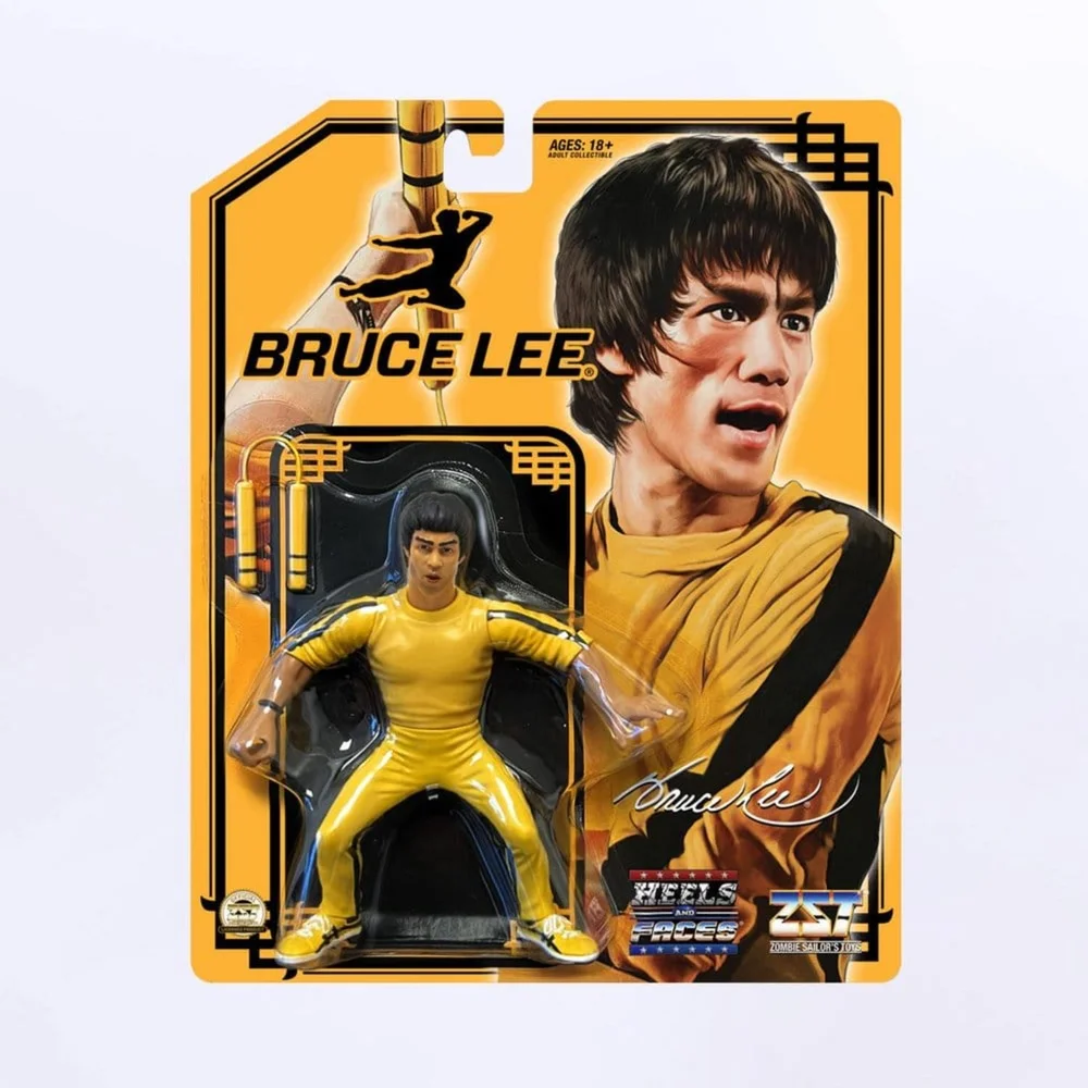 Bruce Lee Zombie Sailor's Toys Action Figure Yellow Tracksuit 11 cm Image 1