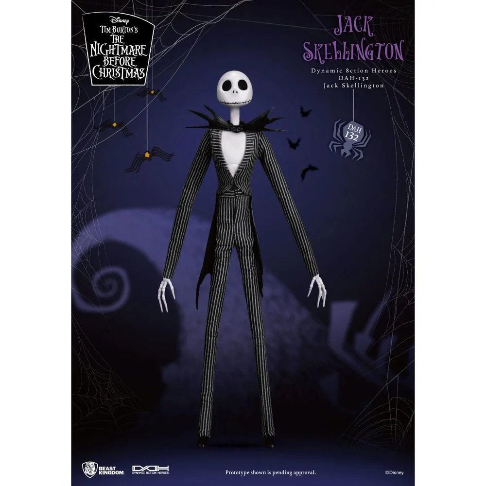 Beast Kingdom Nightmare before Christmas Dynamic 8ction Heroes Action Figure 1/9 Jack 21 cm Image 1