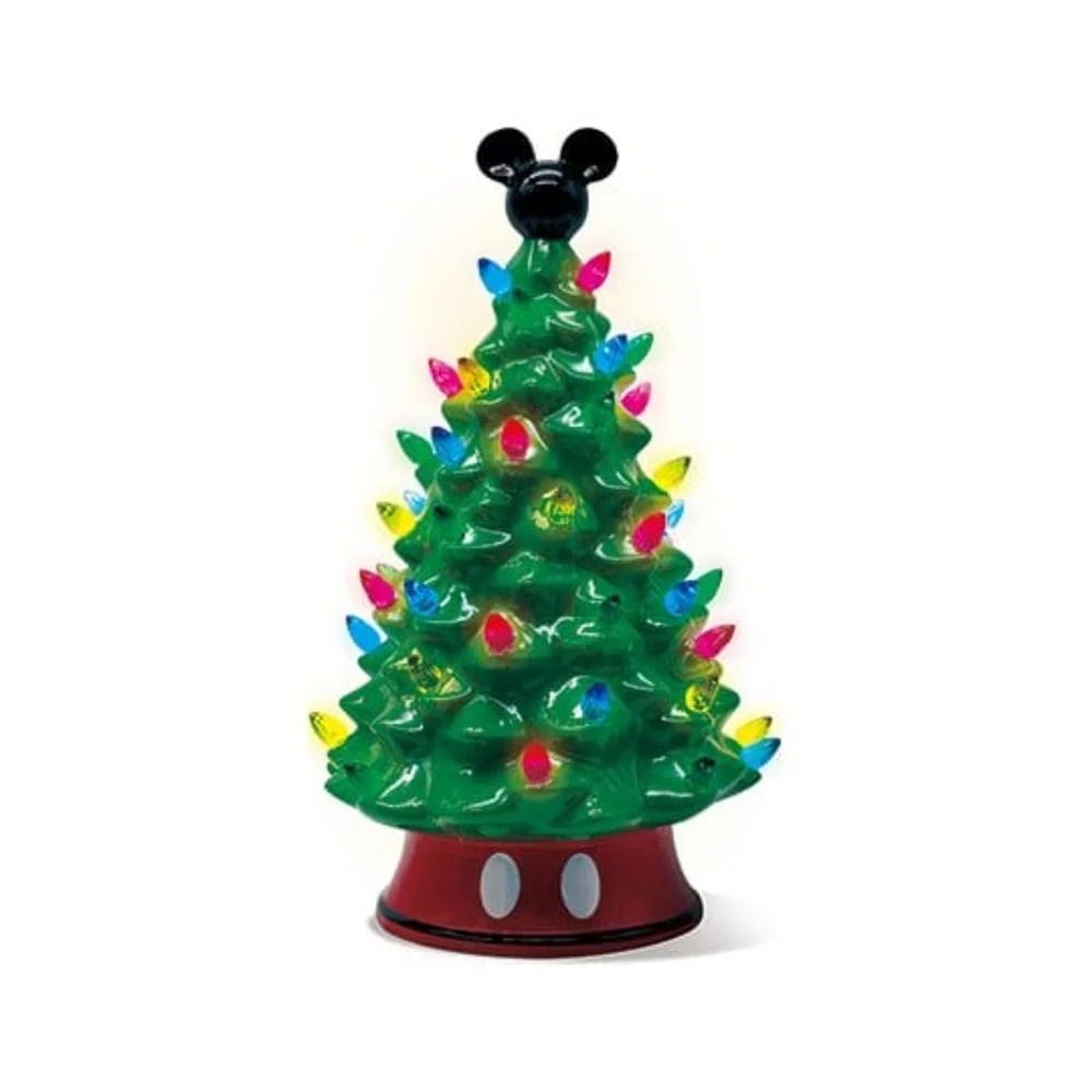 Disney Ceramic Christmas Tree with Lights Mickey Mouse 30 cm Image 1