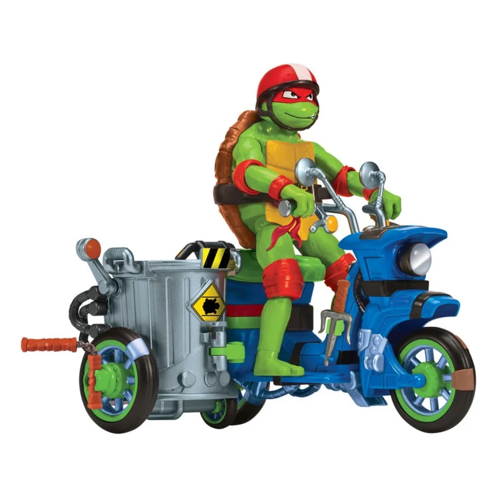 Teenage Mutant Ninja Turtles: Mutant Mayhem Action Figure Raphael & Scooter with Sidecar 11 cm Image 1
