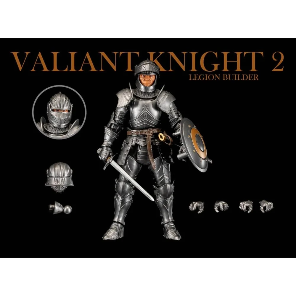 Mythic Legions: Reinforcement 3 Valiant Knight 2 Legion Builder Action Figure Image 1