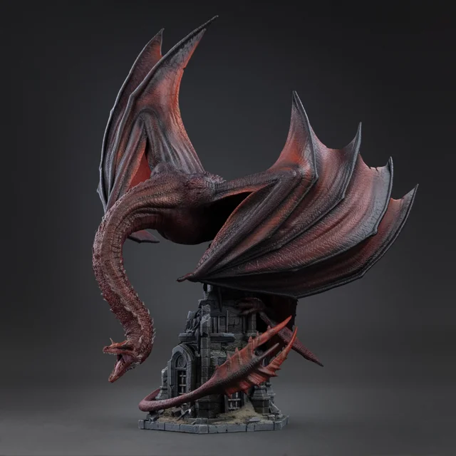 Iron Studios House of the Dragon Caraxes Icons Statue