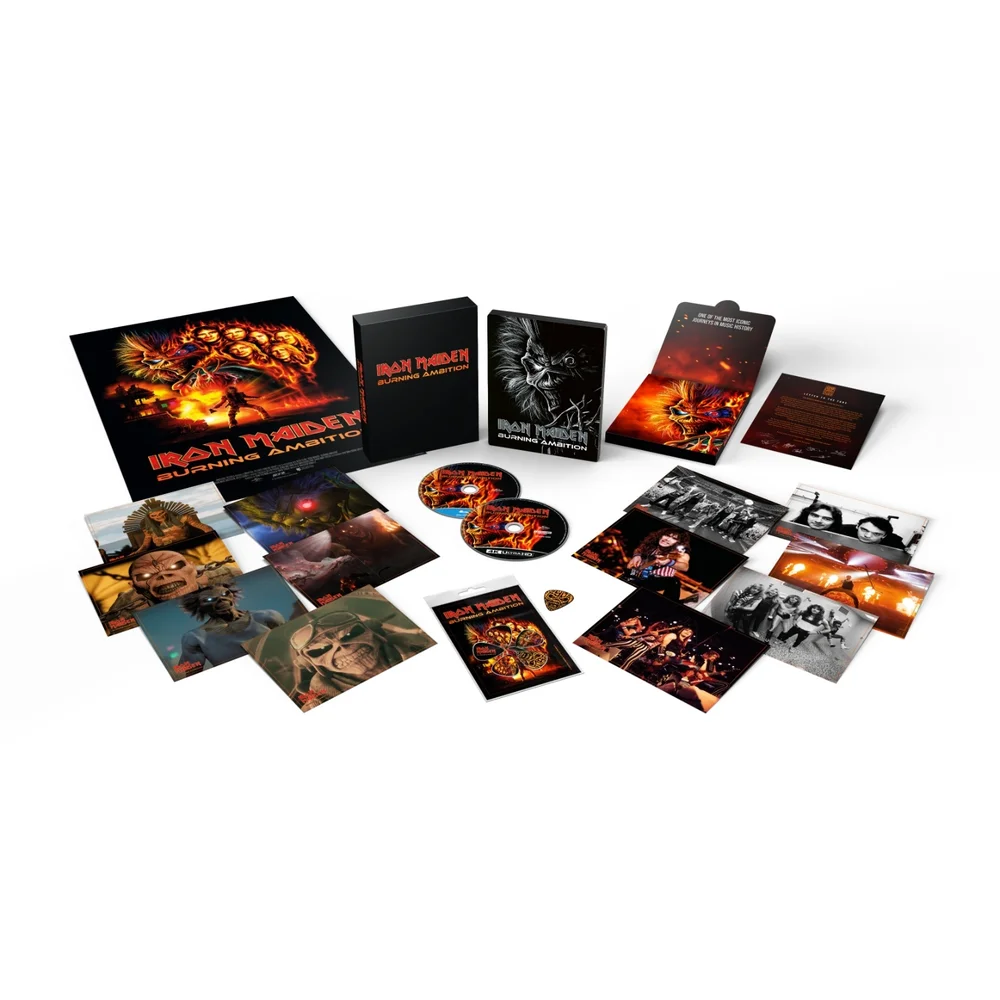 Iron Maiden: Burning Ambition Special Edition 4K UHD & Blu-Ray Steelbook Image 1