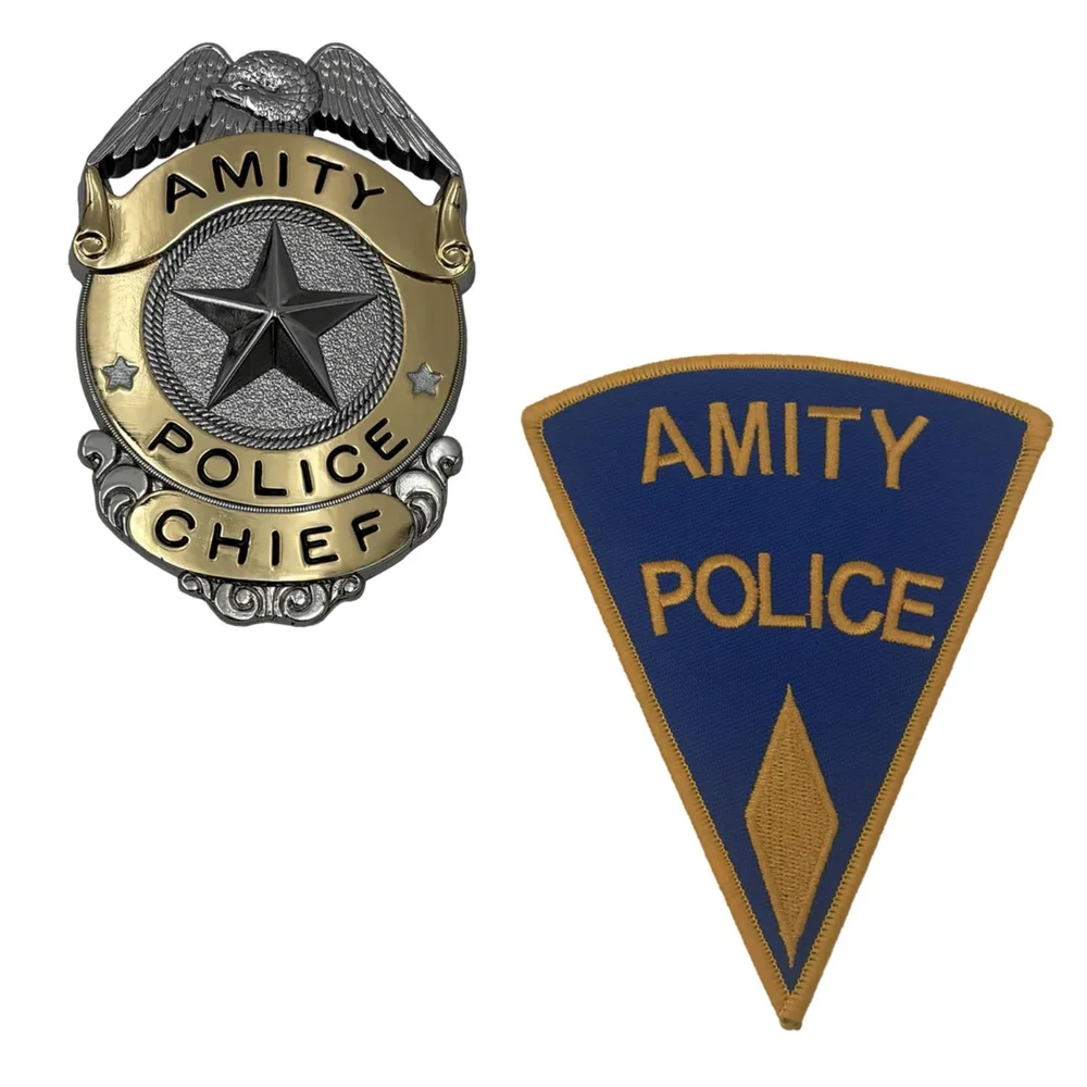 Jaws Prop Replica Amity Island Police Chief Badge & Patch Limited Edition - Factory Entertainment Image 1