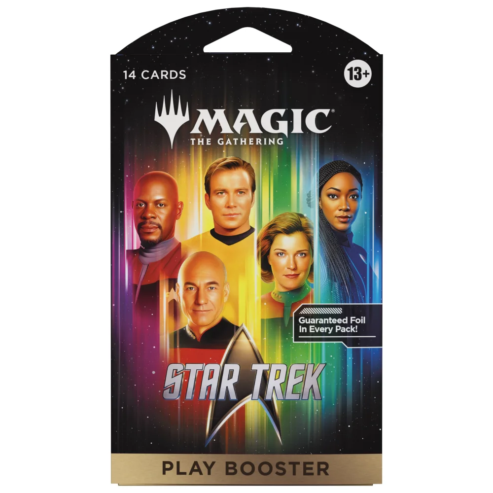 Magic: The Gathering | Star Trek Play Booster | 1 Pack (14 Cards) | Collectible Trading Card Game Image 1