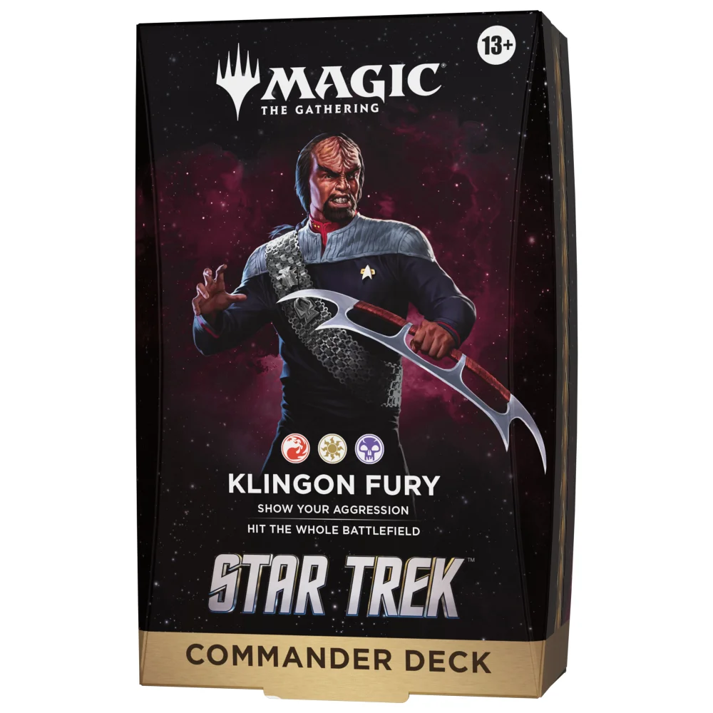 Magic: The Gathering | Star Trek Commander Deck - Klingon Fury Image 1