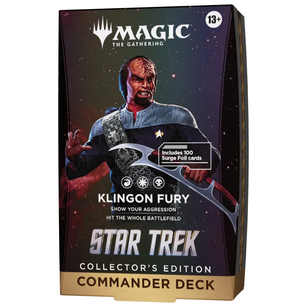 Magic: The Gathering | Star Trek Collector’s Edition Commander Deck - Klingon Fury Image 1