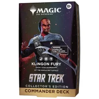 Magic: The Gathering | Star Trek Collector’s Edition Commander Deck - Klingon Fury