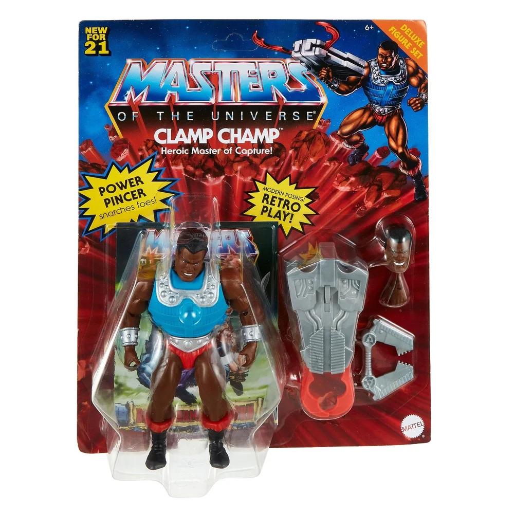 Masters of the Universe Origins Clamp Champ Deluxe Figure Set Image 1