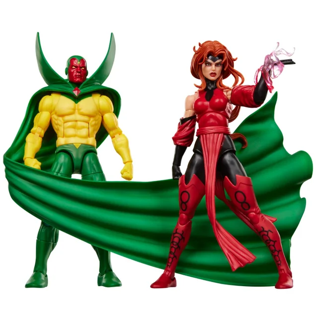 Marvel Legends Series Vision & Scarlet Witch, Avengers: The Crossing Comics Collectible 15-cm Action Figures