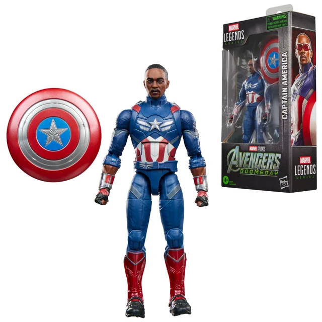Marvel Legends Series Captain America, Marvel Studios' Avengers: Doomsday Film Collectible 15 cm Action Figure Gift
